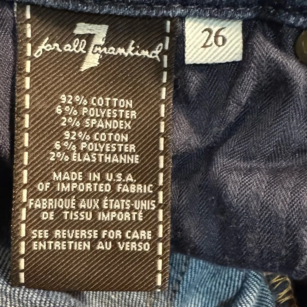 MADEWELL 7 KIMMIE CROP JEANS IN DARK RINSE INDIGO - Picture 8 of 12